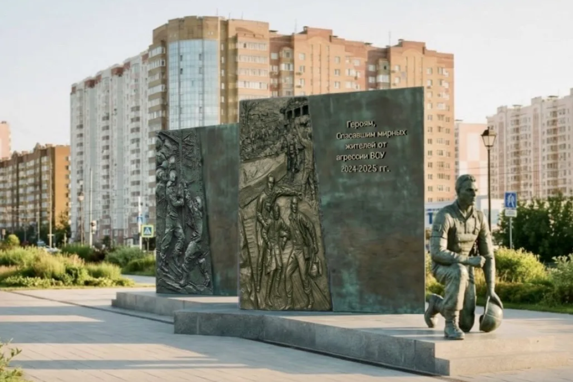 В Курске установят памятник «Героям, спасавшим мирных жителей от агрессии ВСУ»
