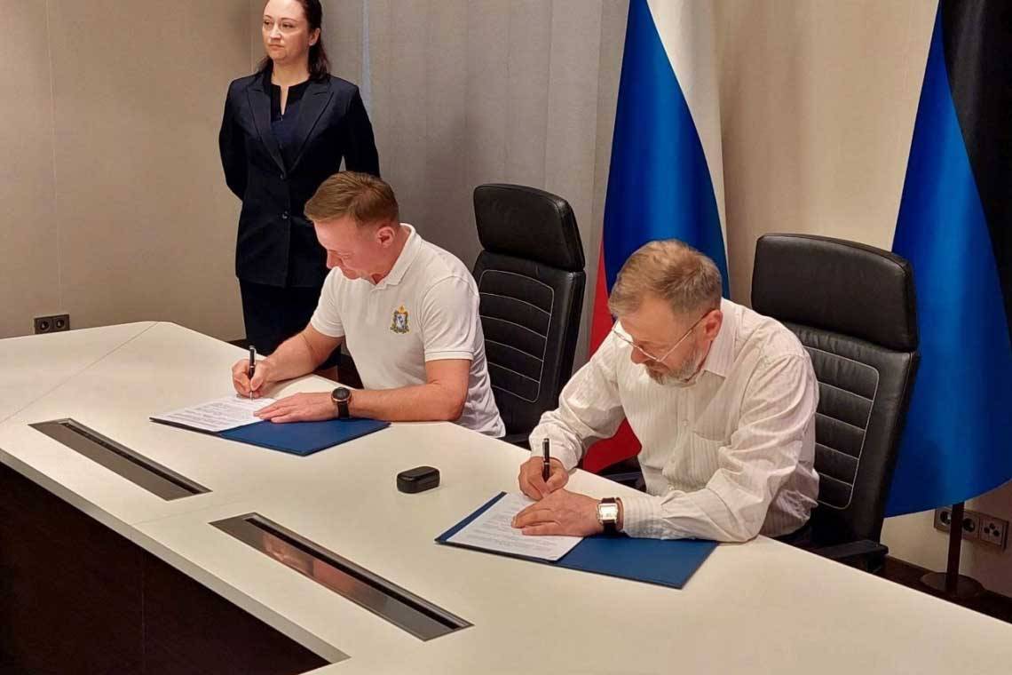 Вчера губернатор Курской области Роман Старовойт побывал в Донецкой Народной Республике