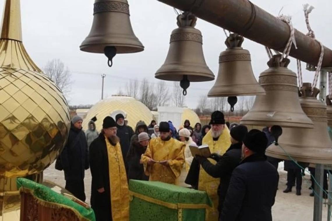 В микрорайоне Атомград города Курчатова продолжается строительство Троицкого храма