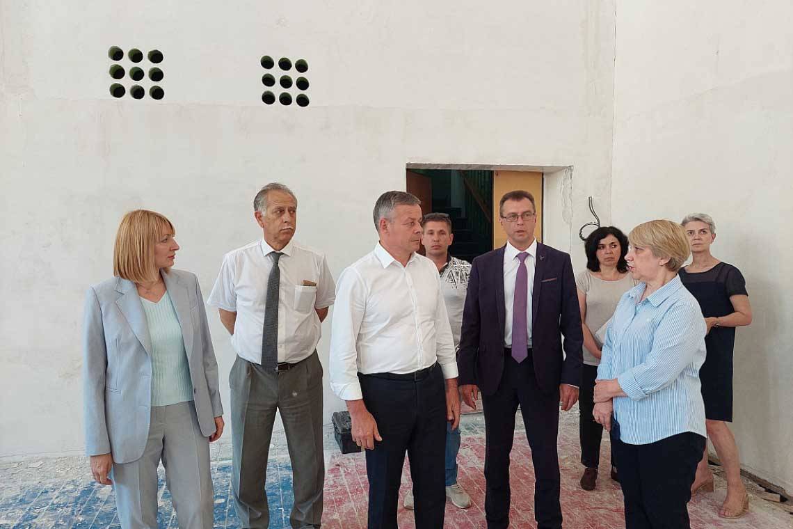 В курчатовской гимназии №2 идет капитальный ремонт