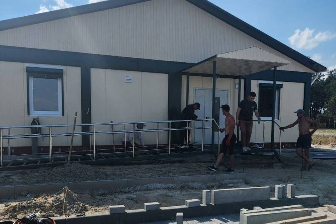 В селе Мосолово Курчатовского района идет строительство ФАПа