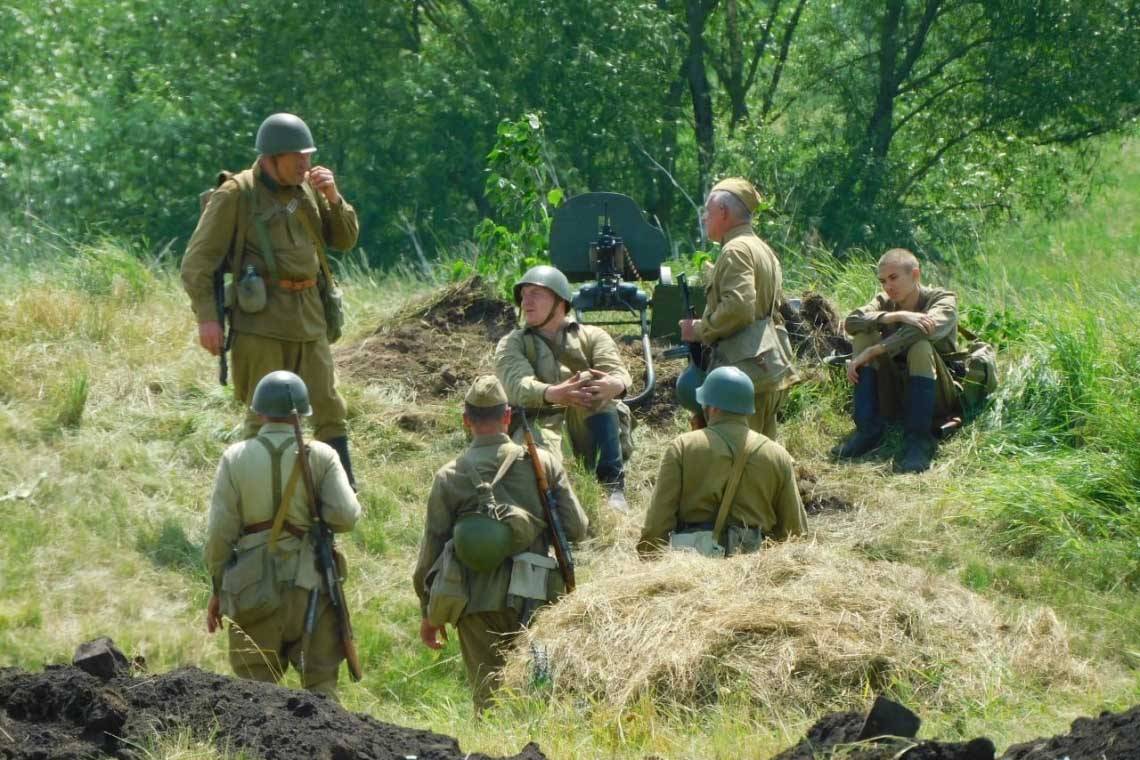 80 лет Курской битве. Поисковики Курской АЭС приняли участие в фестивале военно-исторической реконструкции