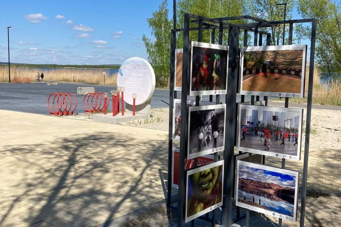 На территории парка "Теплый берег" открылась выставка «АСЭ: люди, природа, технологии».