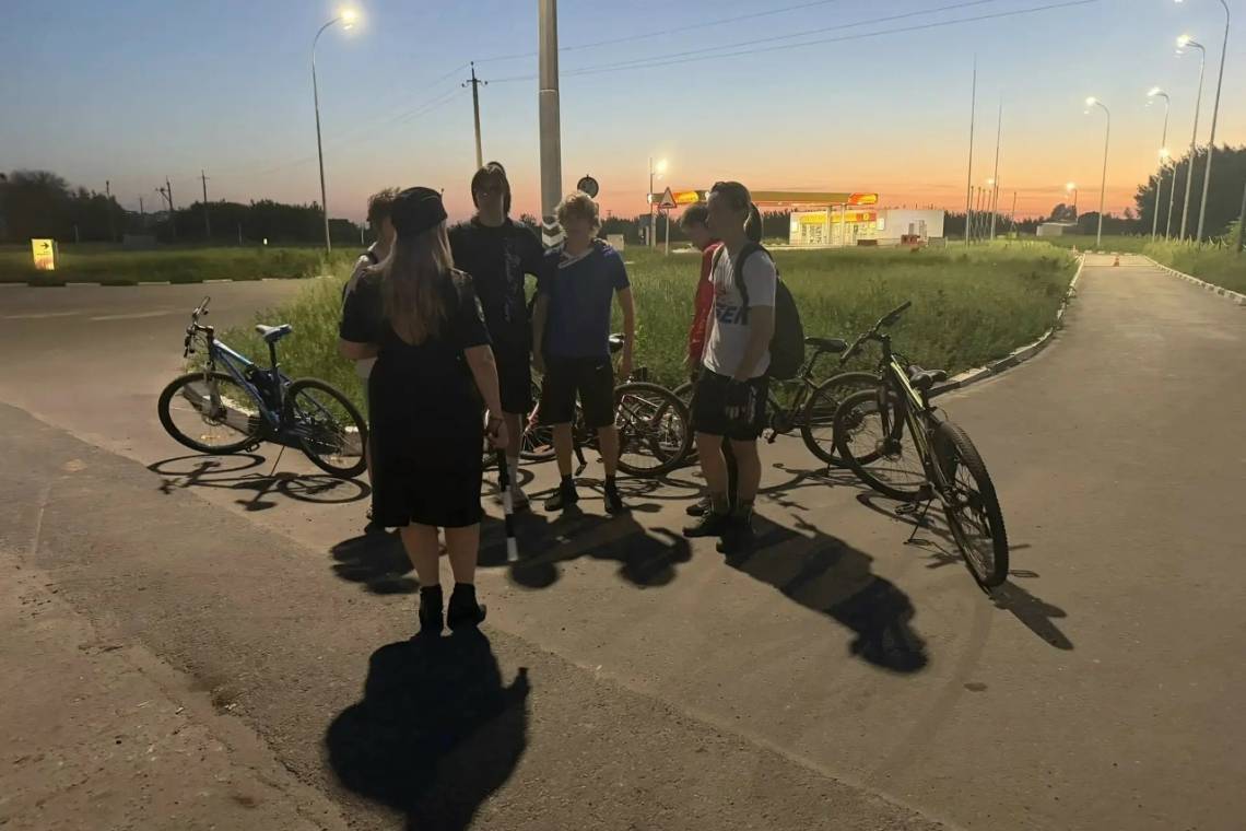 Курчатовская Госавтоинспекция продолжает профилактические мероприятия среди водителей велотранспорта 